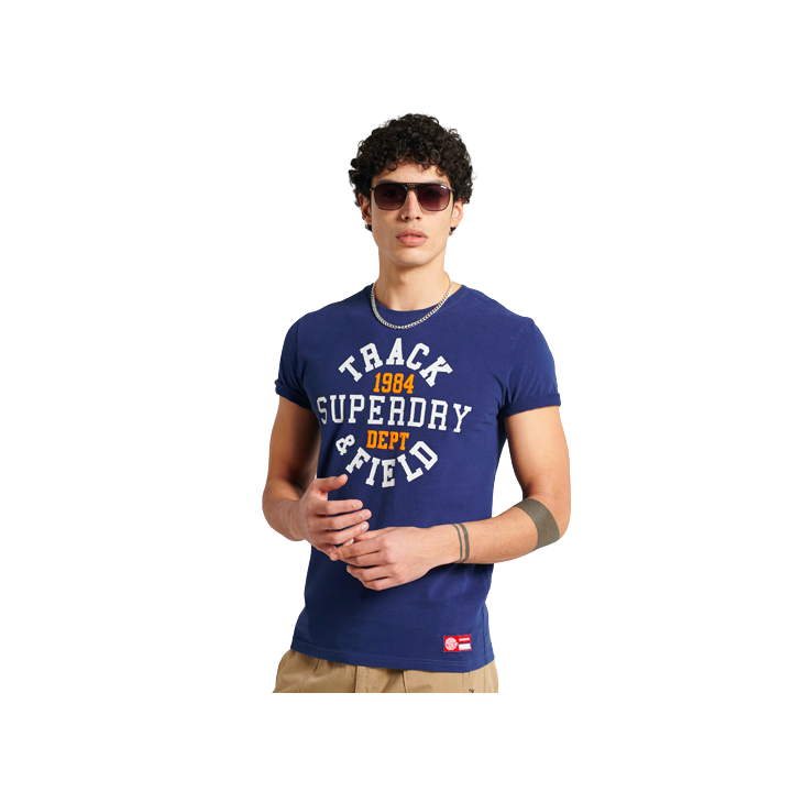 TRACK & FIELD GRAPHIC TEE 185 SUPERDRY