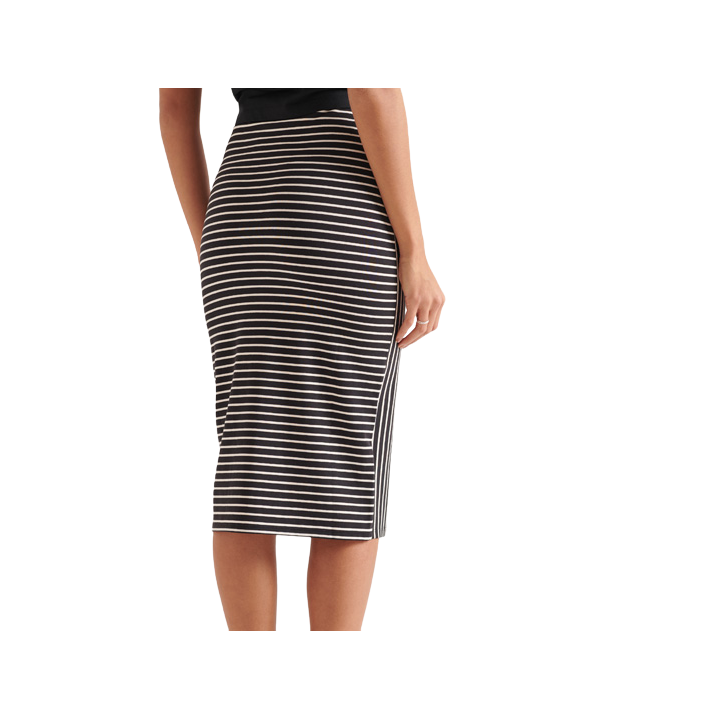 CLASSIC JERSAEY MIDI SKIRT SUPERDRY