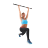 BARRE ACIER LESTÉE 1M SVELTUS SPORT2000 Ploërmel et Locminé