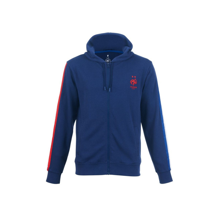 SWEATSHIRT CAPUCHE ZIPPE  FFF FFF SPORT2000 Ploërmel et Locminé