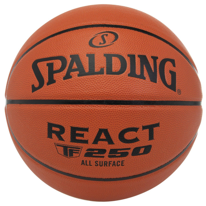 BALLON BASKETBALL REACT TF-250 SZ7 SPALDING SPORT2000 Ploërmel et Locminé