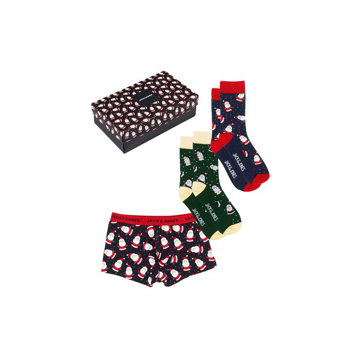 LOT 2 PAIRES DE CHAUSSETTES + BOXER HOMME JACK AND JONES SPORT2000 Ploërmel et Locminé