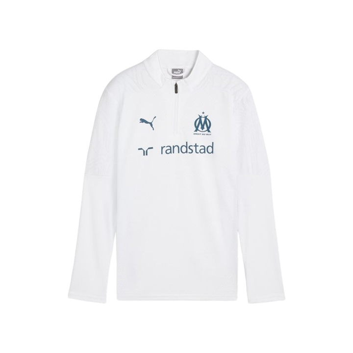 Puma Olympique de Marseille 24/25 Haut d'Entraînement 1/4 Zippé Homme