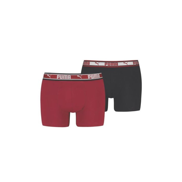 Puma Dual Logo Boxers Homme – Lot de 2 Boxers