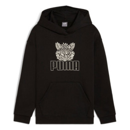 Puma Essentials Crew Noir Fille – Sweat Sportswear Enfant