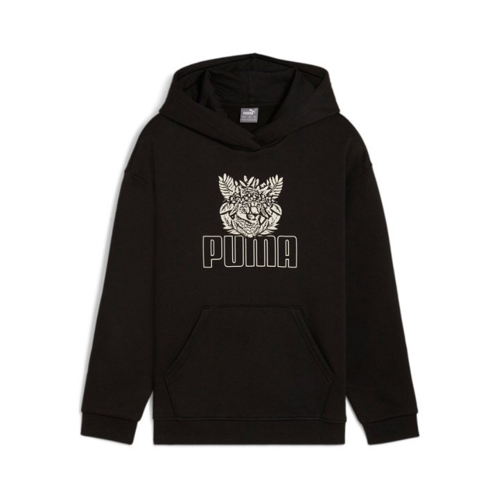Puma Essentials Crew Noir Fille – Sweat Sportswear Enfant