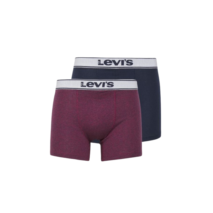 LEVIS VINTAGE HEATHER BOXER BRIEF ORGANIC CO 2P