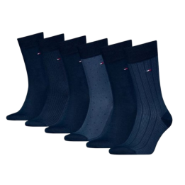 TH MEN SOCK 6P TIN GIFTBOX BIRDSEYE