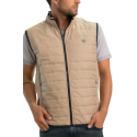 BENSON & CHERRY Gilet Sans Manches Beige Homme