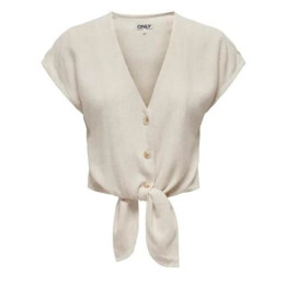 ONLSIESTA SS KNOT LIN BL SHIRT PNT