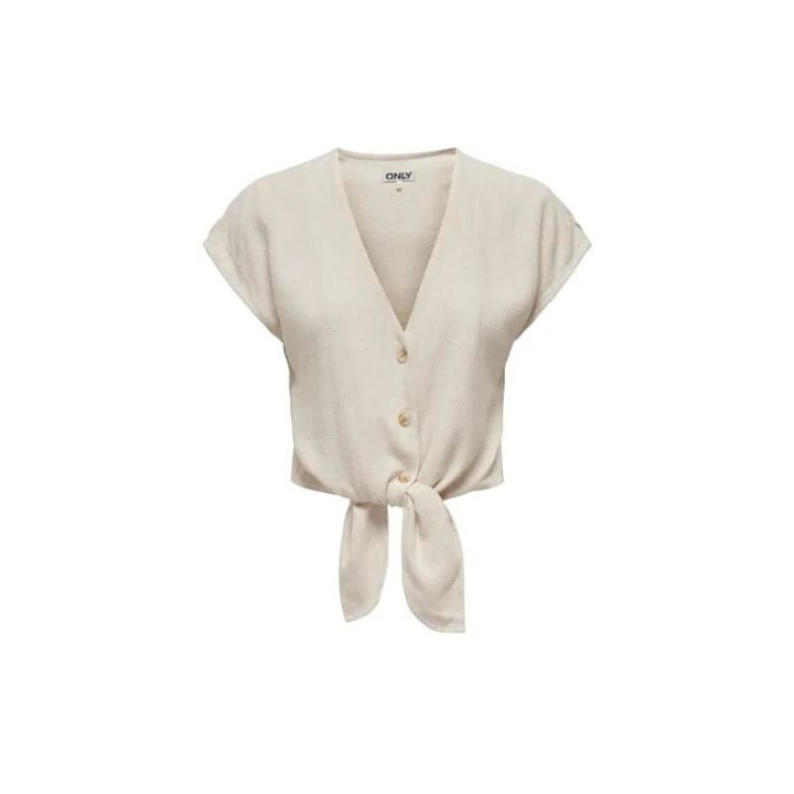 ONLSIESTA SS KNOT LIN BL SHIRT PNT