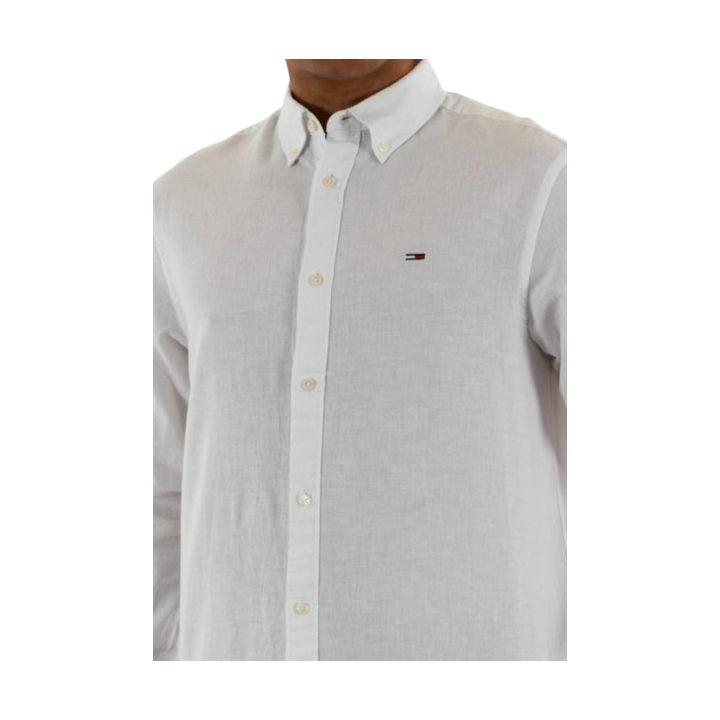 chemise ecru tommy jeans
