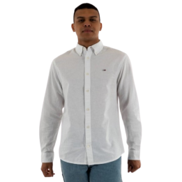 chemise ecru tommy jeans
