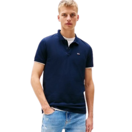 polo bleu marine tommy jeans