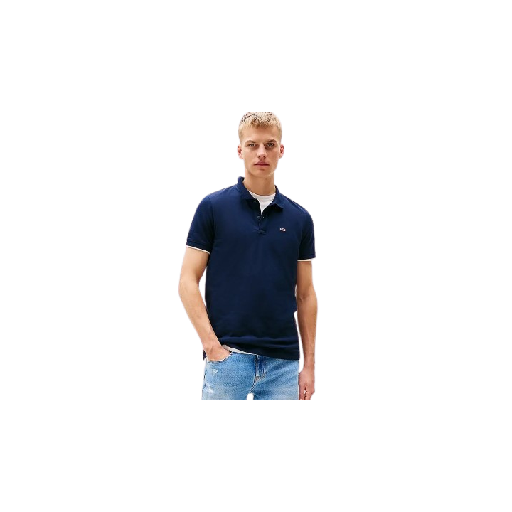 polo bleu marine tommy jeans