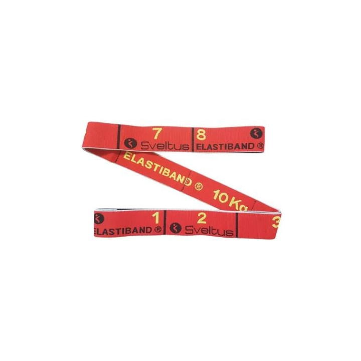 Elastiband rouge 10 kg fourreau + QRCode