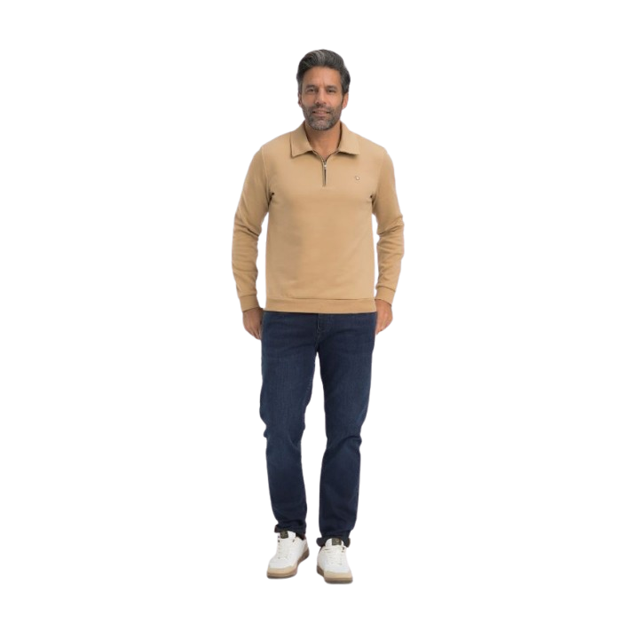 CLASSIC SWEAT COL ZIP