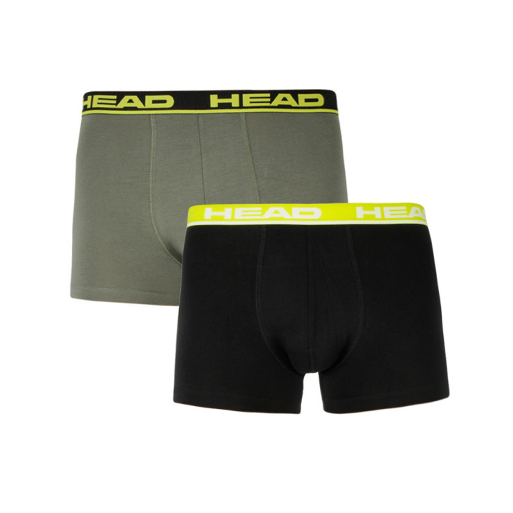 HEAD Boxers Men Elastic Boxer Homme – Lot de 2