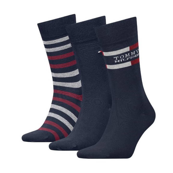 LOT 3 PAIRES BLEU TOMMY HIFILGER