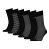 COFFRET 6 PAIRES NOIR TOMMY HIFILGER
