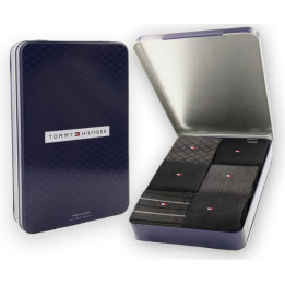 COFFRET 6 PAIRES NOIR TOMMY HIFILGER