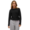 Vero Moda Pull VMDOFFY LS O-NECK BLOUSE GA NOOS Femme