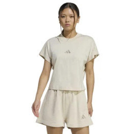 TEE SHIRT BEIGE ADIDAS