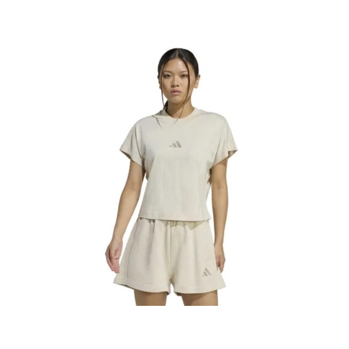 TEE SHIRT BEIGE ADIDAS