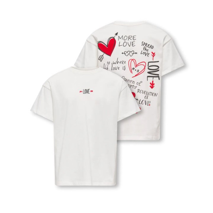 TEE SHIRT BLANC ONLY