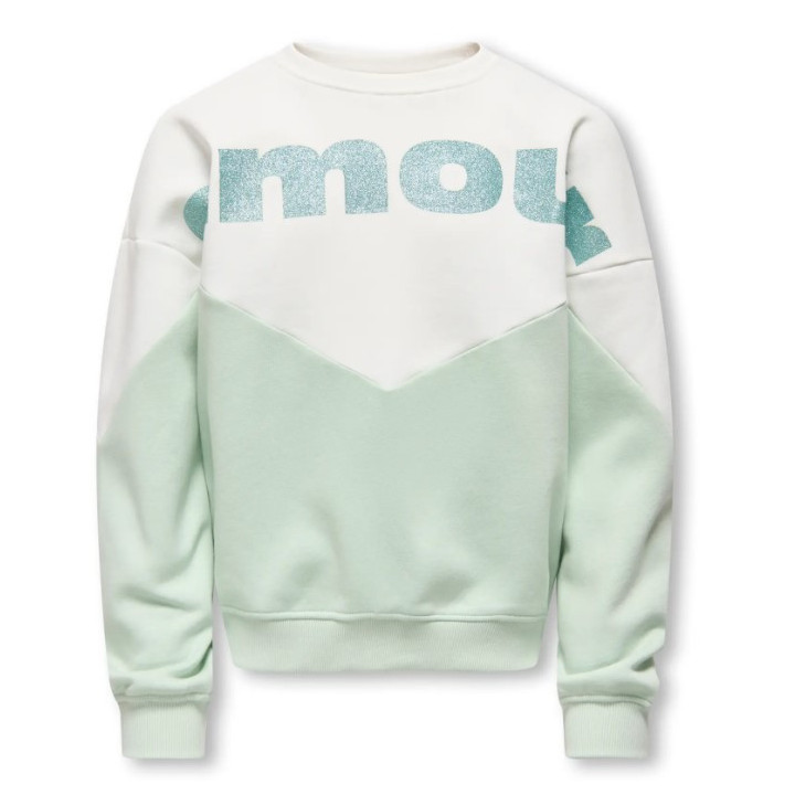 KIDS ONLY Sweat KOGRUNA-MENA LIFE L/S O-NECK FR SWT NOOS Fille