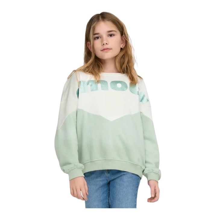KIDS ONLY Sweat KOGRUNA-MENA LIFE L/S O-NECK FR SWT NOOS Fille