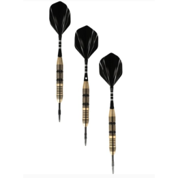 BRASS DARTS 24G W/ ALUMINUM SHAFTS 3PCS
