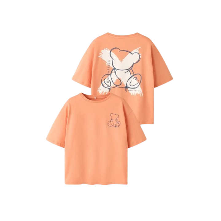 TEE SHIRT ORANGE NAME IT