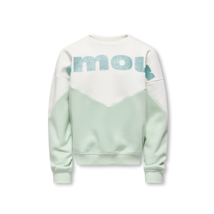 Kids Only Sweat KOGRUNA-MENA LIFE L/S O-NECK FR SWT NOOS Fille