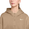 Nike Sweat à Capuche W NSW Phoenix Fleece OS CRP Henley Hoodie Femme