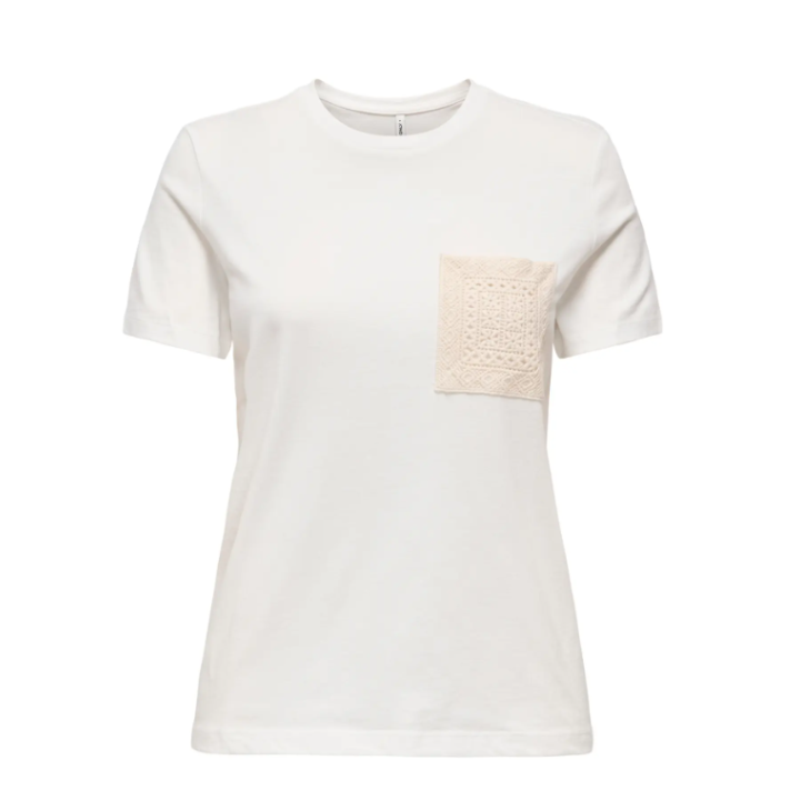 ONLENJA LIFE S/S O-NECK POCKET TOP JRS