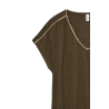 VMJACKIE S/L V-NECK TOP JRS BTQ