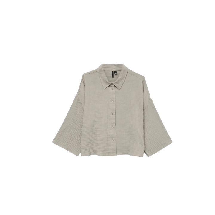 VMNATALI CROP SHIRT WVN GA NOOS