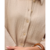 VMNATALI CROP SHIRT WVN GA NOOS