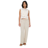 ONLSIESTA MW PULL-UP LINEN BL PNT N