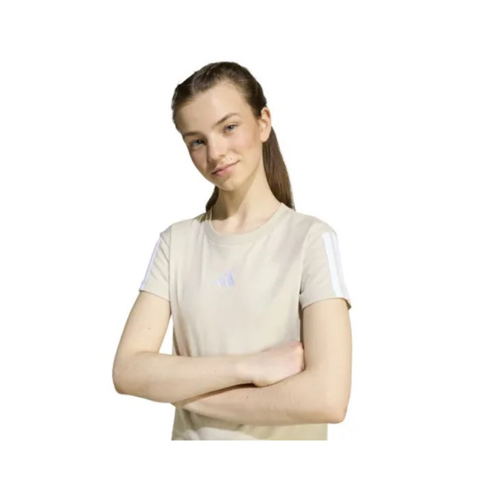 TEE SHIRT BEIGE ADIDAS