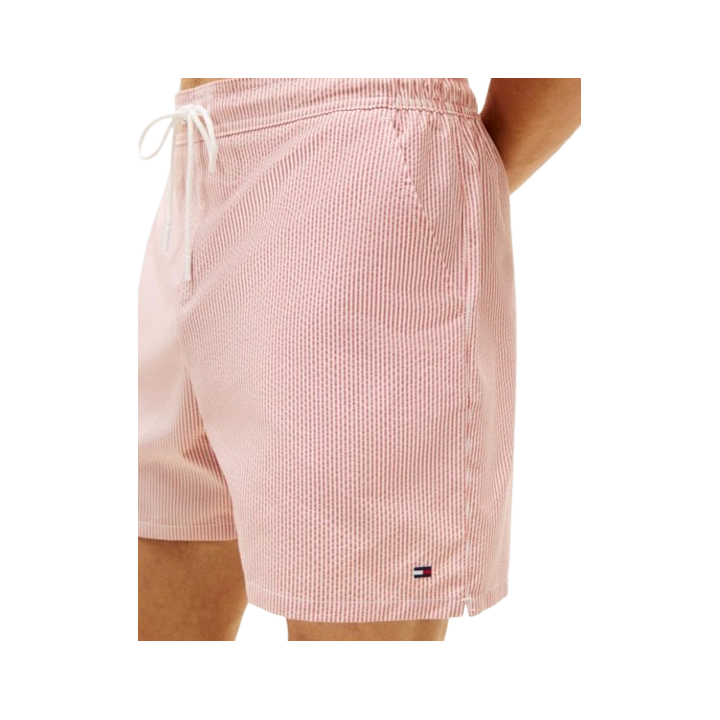 SHORT DE BAIN ROUGE TOMMY HIFILGER