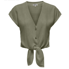 ONLSIESTA SS KNOT LIN BL SHIRT PNT NOOS