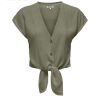 ONLSIESTA SS KNOT LIN BL SHIRT PNT NOOS
