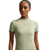 Tee Shirt Fitted Femme Vert