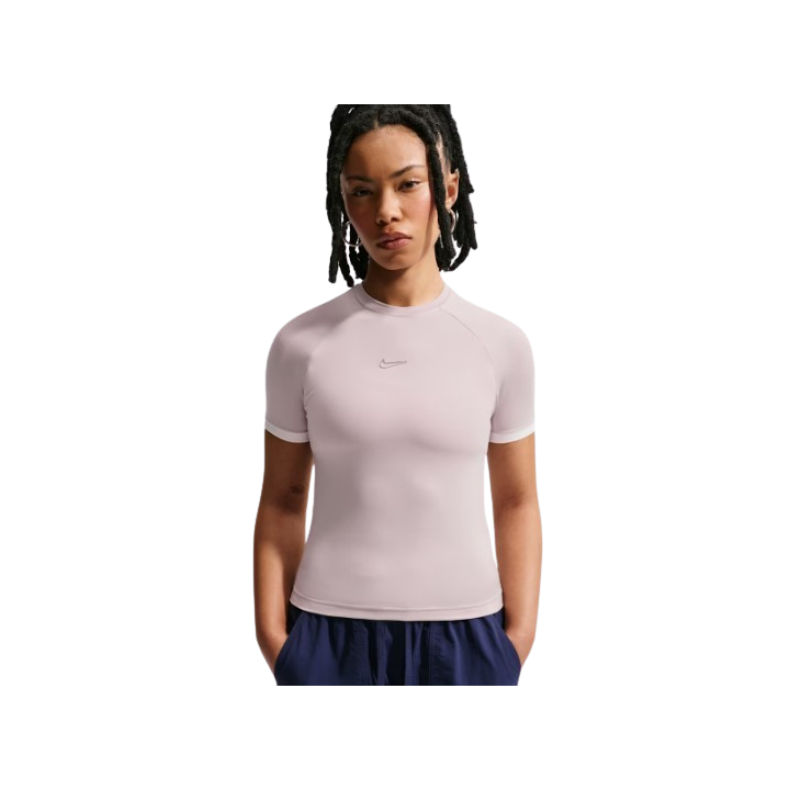 Tee Shirt Fitted Femme Rose