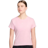 Nike Tee Shirt Rib Tight Femme Rose