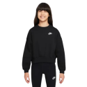 NIKE Sweat enfant NSW Club Fleece Boxy Crew Plus Âgé Noir