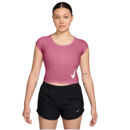 W NK TEMPO SWOOSH RUN DF SS