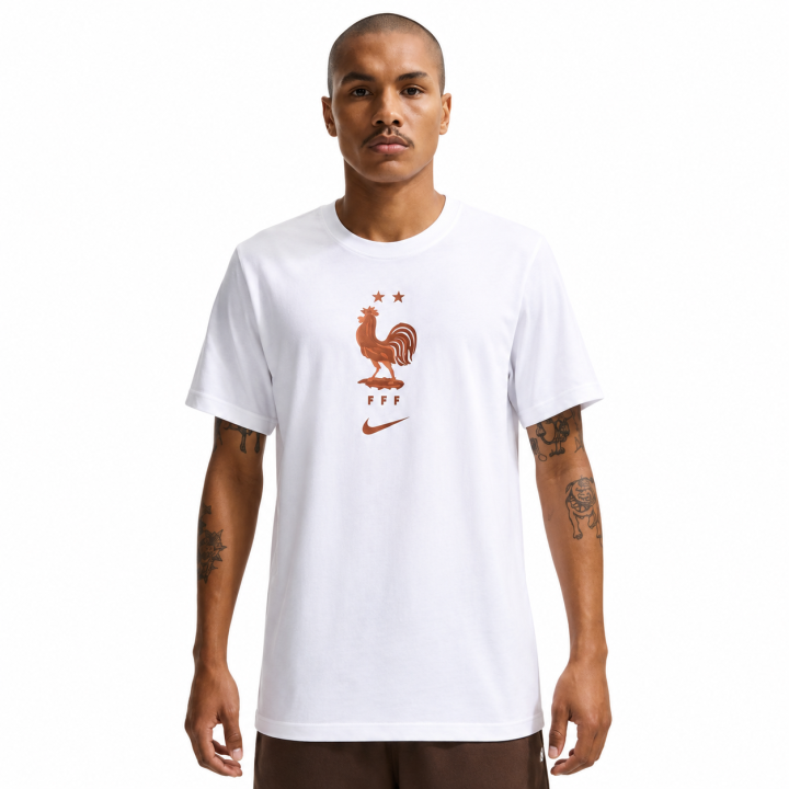 Nike T-shirt de Football FFF Crest Homme